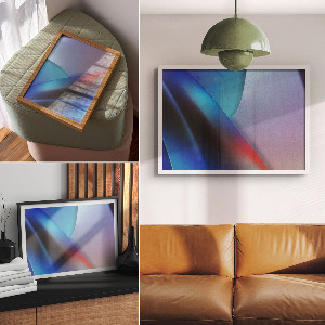 Modern wall art poster Colors of abstraction