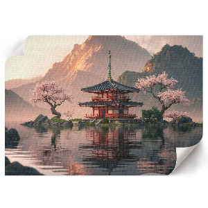 Canvas poster Oriental harmony