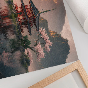 Canvas poster Oriental harmony