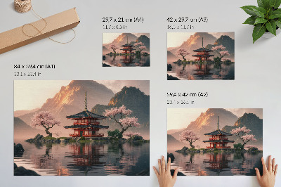 Canvas poster titled 