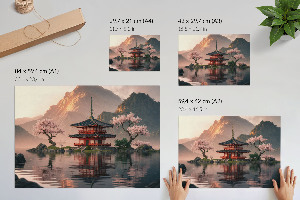 Canvas poster Oriental harmony