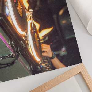 Modern wall art poster Console in flames