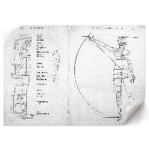 Wall poster featuring a drawing of a human