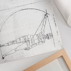 Wall poster Drawing of a human