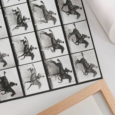 Wall poster featuring a rider