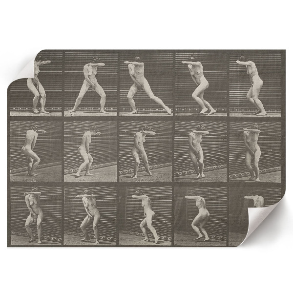 Modern wall art poster titled "Turnaround and Escape"