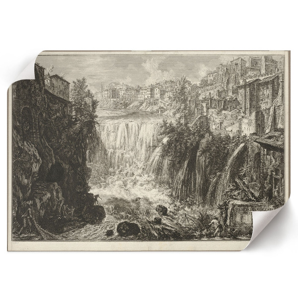 Canvas poster Grand Cascade