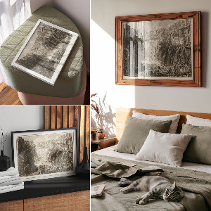 Canvas poster Grand Cascade