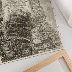 Canvas poster Grand Cascade