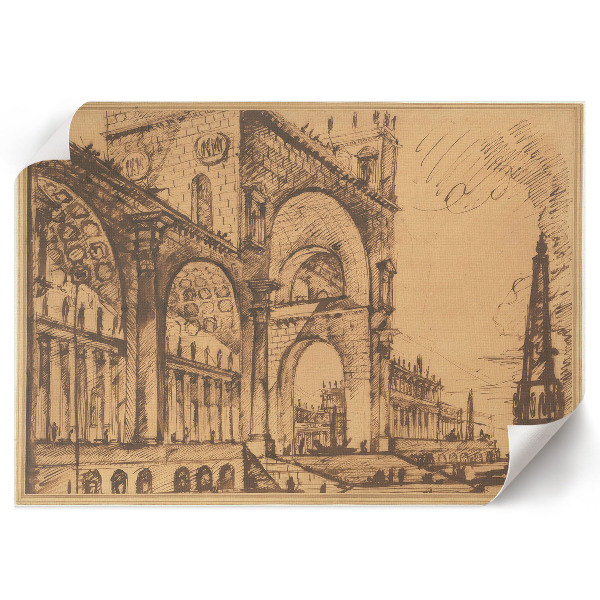 Modern wall art poster Triumphant Fantasy