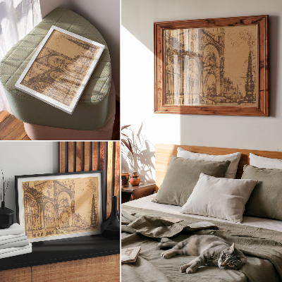 Modern wall art poster titled 