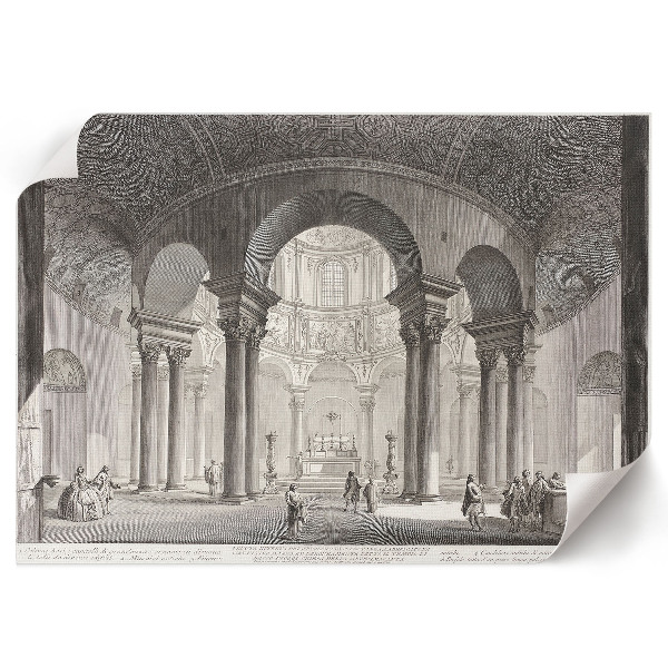 Canvas poster depicting the interior of a tomb