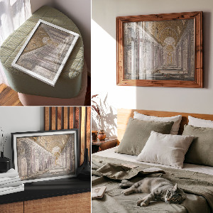 Wall poster Interior of the Basilica