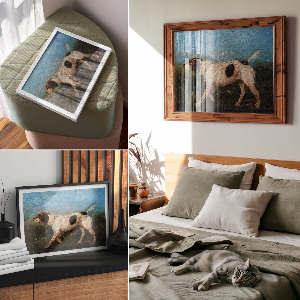 Modern wall art poster titled 