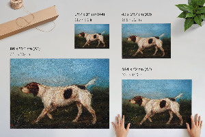 Modern wall art poster titled 
