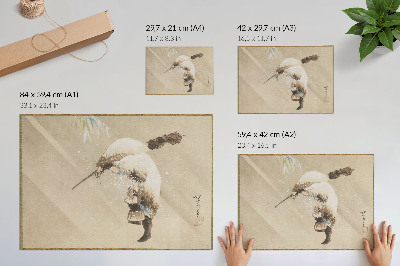 Modern wall art poster titled 