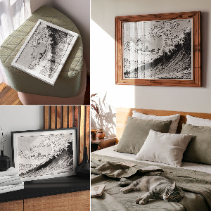 Premium wall art One Hundred Views of Fuji