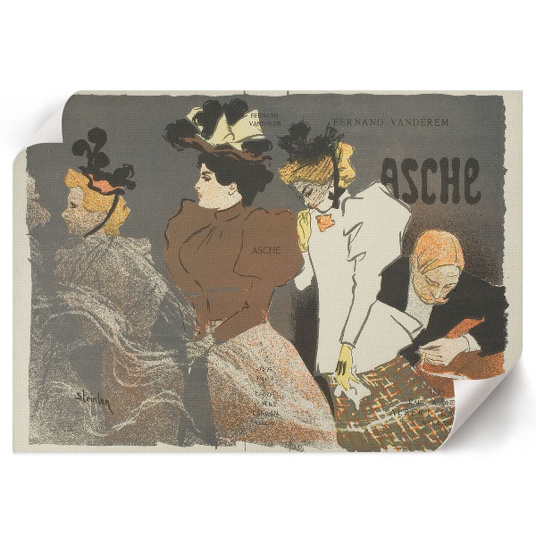 Canvas poster featuring the artwork "Asche"