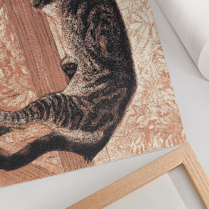 Premium wall art A cat on the balustrade