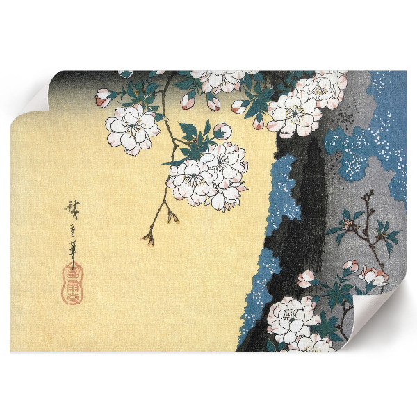 Premium wall art featuring cherry blossoms