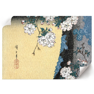 Premium wall art featuring cherry blossoms