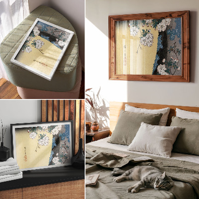 Premium wall art featuring cherry blossoms