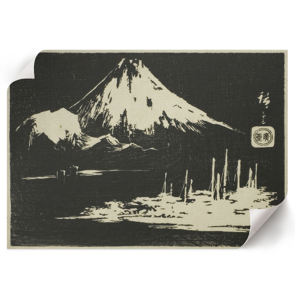 Canvas poster of Seikenji Temple at Mount Fuji