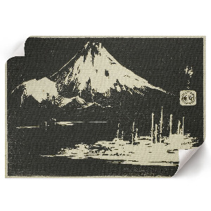 Canvas poster of Seikenji Temple at Mount Fuji
