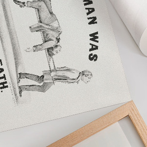 Wall poster Talked to death