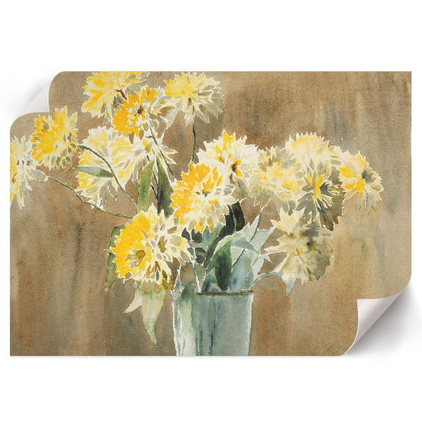 Premium wall art Vase with flowers