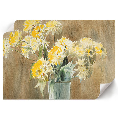 Premium wall art featuring a vase with flowers