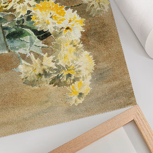 Premium wall art Vase with flowers