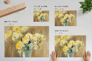 Premium wall art featuring a vase with flowers