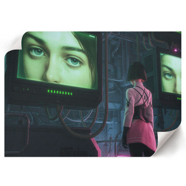 Premium wall art depicting futuristic technology