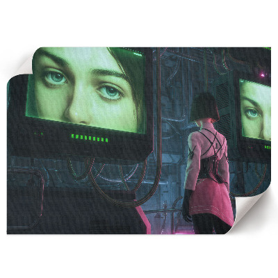 Premium wall art depicting futuristic technology