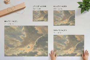 Canvas poster Clouds in the sky