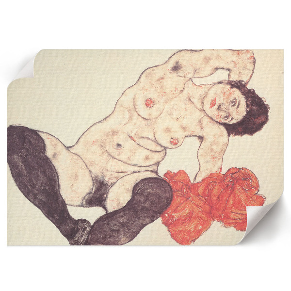 Wall poster featuring a female nude