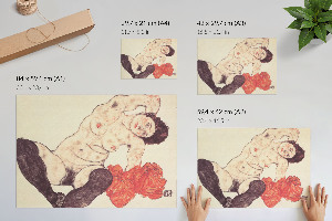 Wall poster featuring a female nude
