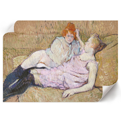 Wall poster featuring a sofa